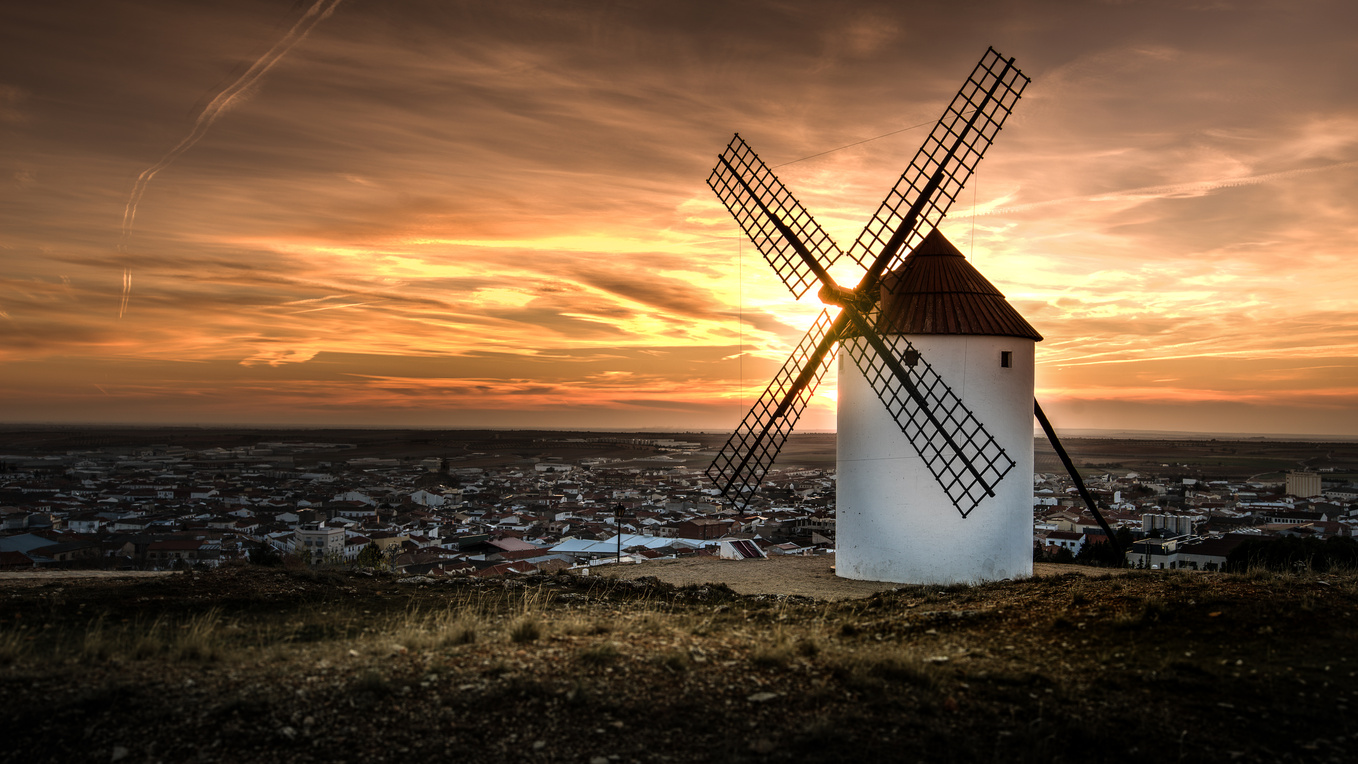 Molino El Gigante de Don Quijote. Windmill Don Quixote